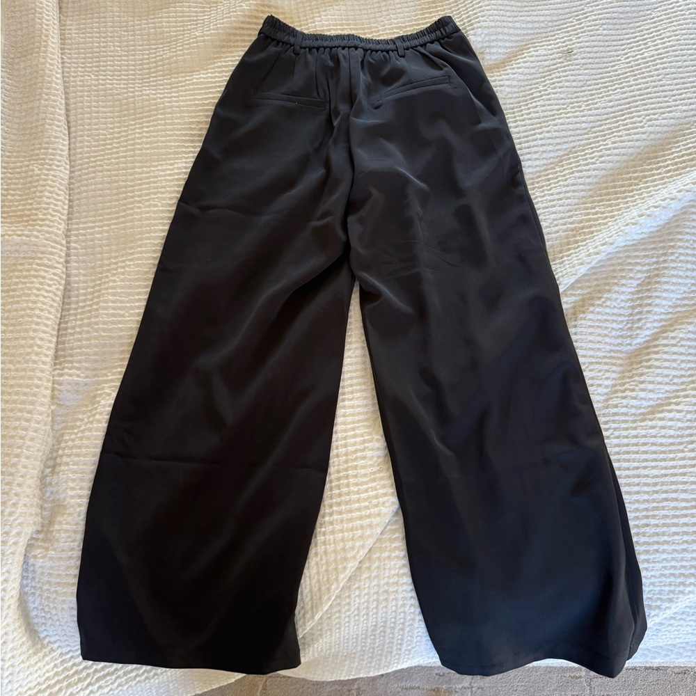 Elegant Black Wide Leg Pants